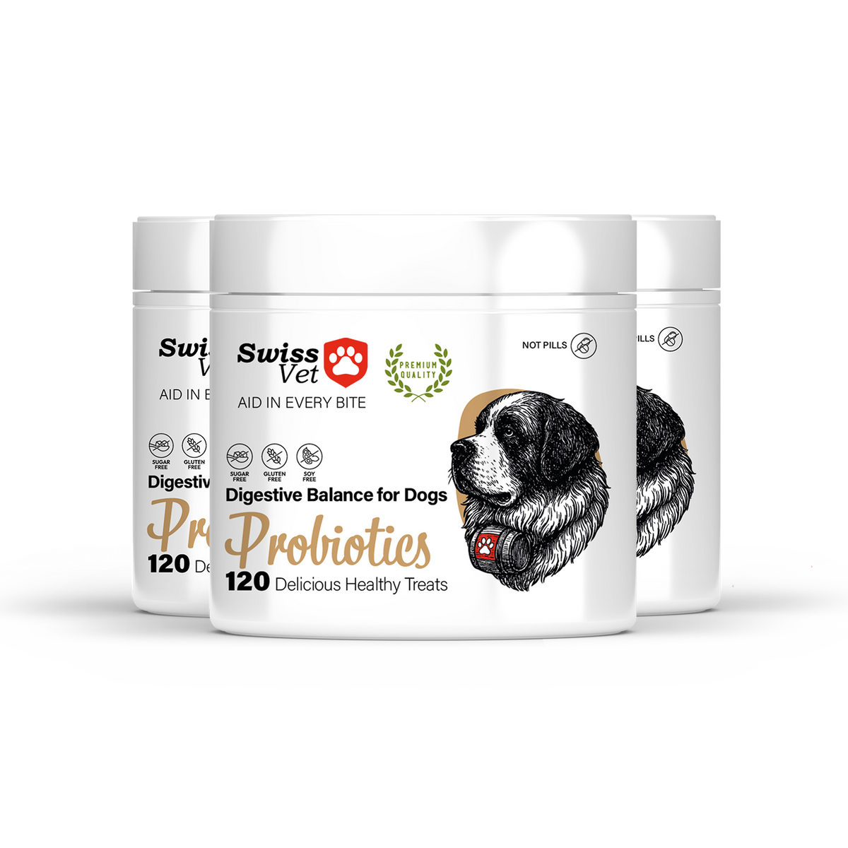 SwissVet Probiotics - 3 opakowania